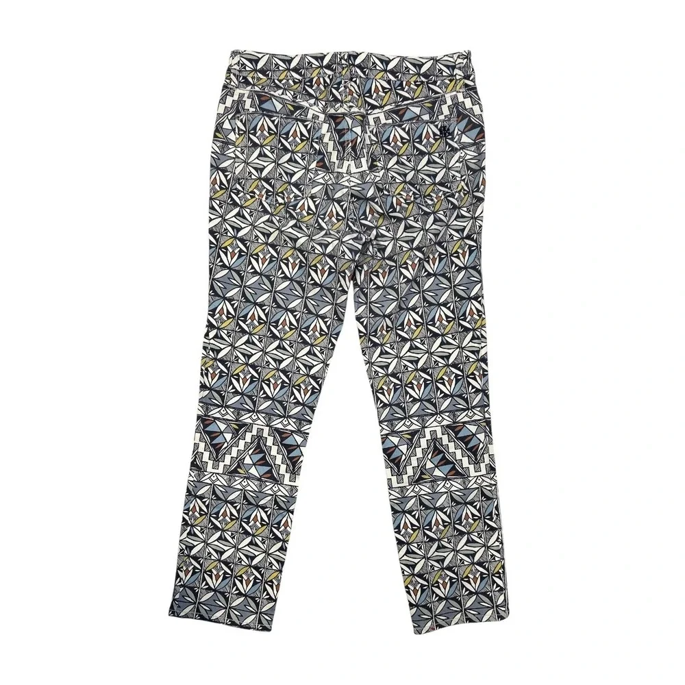 Tory Burch | Riviera Blue Acoma Cropped Skinny Casual Denim Jeans 29 Coastalcore